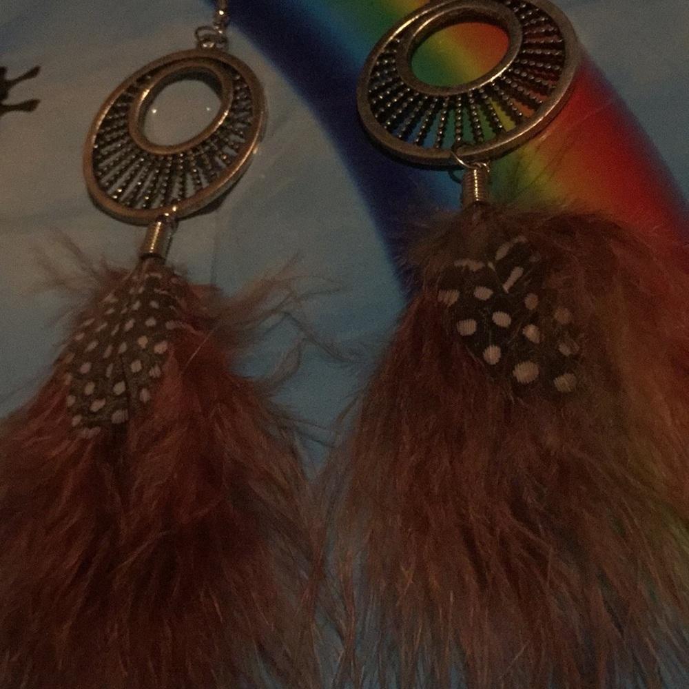 Feather Earrings - Picture 9 of 13